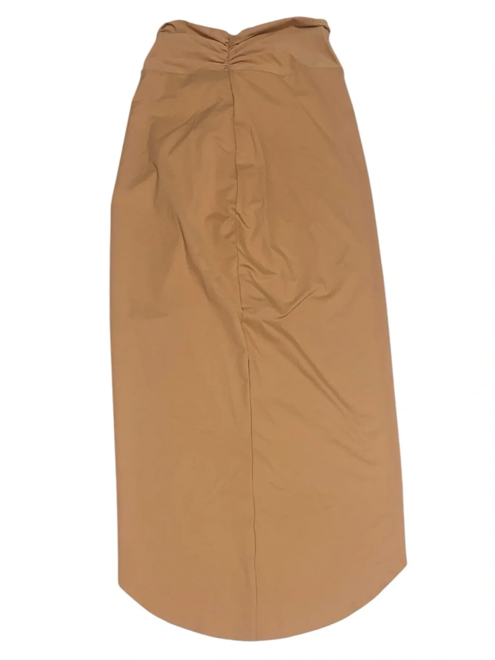 SKIMS Swim Sarong Skirt Cover Up, Faux Wrap  In Ochre women’s Small EUC